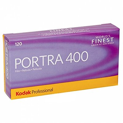 #ad Kodak Professional Portra 400 Color Negative Film 120 Roll Film 5 Pack