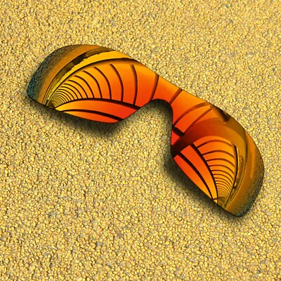 #ad Polarized Lenses Replacement for OAKLEY Antix Sunglasses Orange Red Mirror