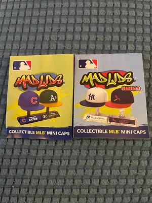 #ad MLB MAD LIDS Collectible Mini Caps U Pick Multiple Variations New Mint In Hand
