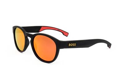 #ad Hugo Boss BOSS 1452 S PGC MATTE BLACK YELLOW 54 21 145 Men#x27;s Sunglasses