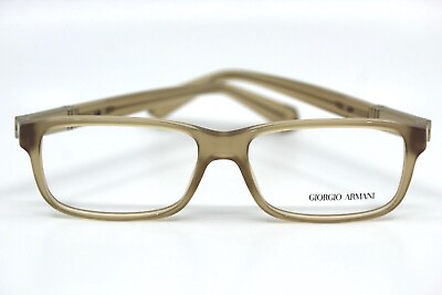 #ad Giorgio Armani AR7001 5028 Beige Transparent Eyeglasses New Authentic 56