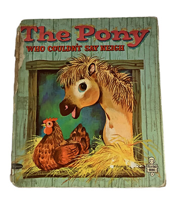 #ad The Pony Who Couldn’t Say Neigh Whitman Tell A Tale Book 1964