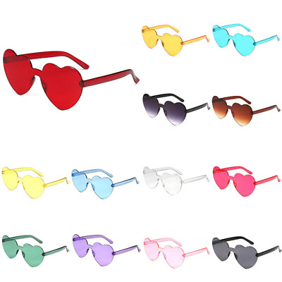 #ad # Women Sunglasses Retro Heart Sunglasses Trendy Fashion Sun Glasses Eyewear