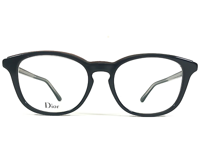 #ad Christian Dior Eyeglasses Frames Montaigne n40 VSW Black Silver 51 18 145