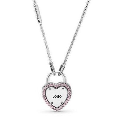 #ad #ad Brand Authentic 100% 925 S Lock Your Promise Collier Necklace 396583FPC 60CM