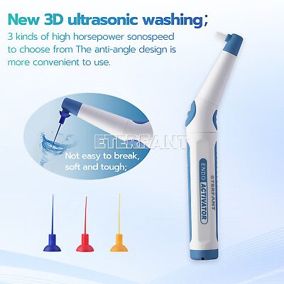 #ad ETERFANT Endo Ultrasonic Sonic Activator Dental Root Canal Irrigator60Tips Tips
