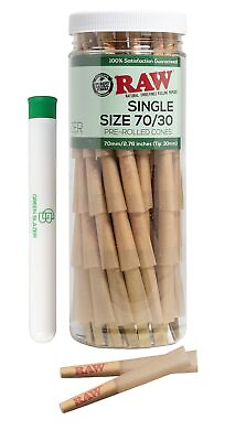 #ad RAW Cones Single Size 70 30 Dogwalker: 100 Pack