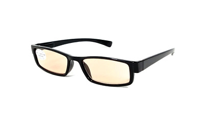#ad FOCUS ANTI GLARE Computer Glasses Reduces Blue Light amp; Fatigue Black Half Eye $11.09