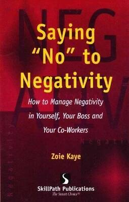 #ad Saying No to Negativity: How to Manage Negativity in Yourself Your VERY GOOD