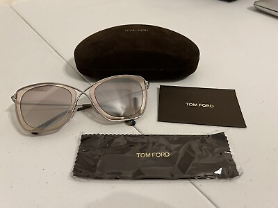#ad Tom Ford Women’s Sunglasses India TF 605 47G Crystal Brown Fade 53 24 140