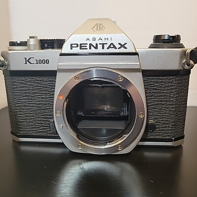 #ad PENTAX K1000 SLR Film Camera Body Only TESTED WORKING NEEDS CLA READ