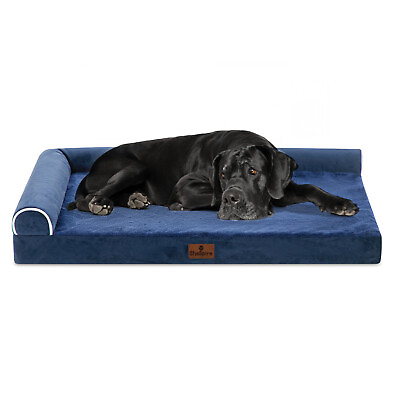 #ad X Large Orthopedic Memory Foam Dog Bed Washable Pet Mattress Waterproof Dog Beds