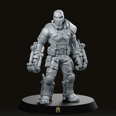 #ad Super Ex Soldier Rough Legend Miniature Cyberpunk Starfinder Kill Team