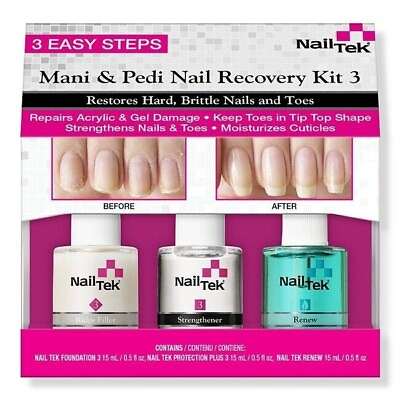 #ad Nail Tek Nail Recovery Kit 3 For Hard Brittle Nails