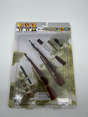 #ad NIB Dragon Military action figure WWII weapons M1 Garand rifle set 2000 No 71041
