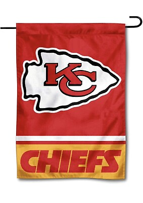 #ad NFL Kansas City Chiefs Garden Flag Double Sided NFL Eagles Premium Yard Flag