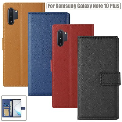 #ad For Samsung Galaxy Note 10 Plus Wallet Case with Card Pocket Holder amp; Stand