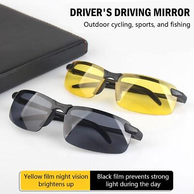 #ad Color Changing Men#x27;s Photochromic Outdoor Sunglasses Lens 2024