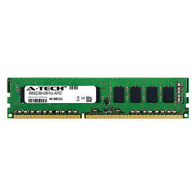 #ad 8GB DDR3 PC3 12800E ECC UDIMM HP 669239 081U Equivalent Server Memory RAM