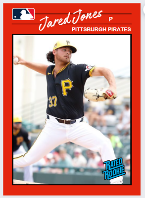 #ad 2024 Jared Jones Future Stars Rated Rookie Card Pittsburgh Pirates