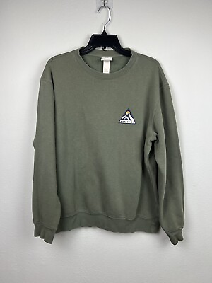 #ad H amp; M Explorica Green Crew Neck Sweatshirt Size Medium $16.10