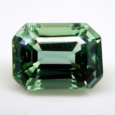 #ad 3.70 Ct Natural Ceylon Parti Sapphire Radiant Cut Loose Gemstone