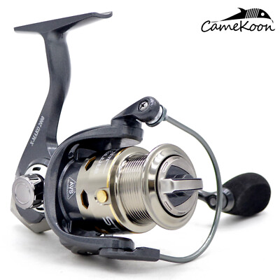 #ad CAMEKOON Freshwater Lure Fishing Light Compact Frame Shallow Spool Spinning Reel