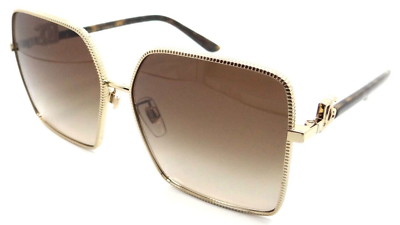 #ad Dolce amp; Gabbana Sunglasses DG 2279 02 13 60 14 140 Gold Gradient Brown Italy