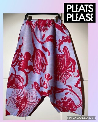 #ad Issey Miyake Pleats Please Deformed Pants Women size 3 Used