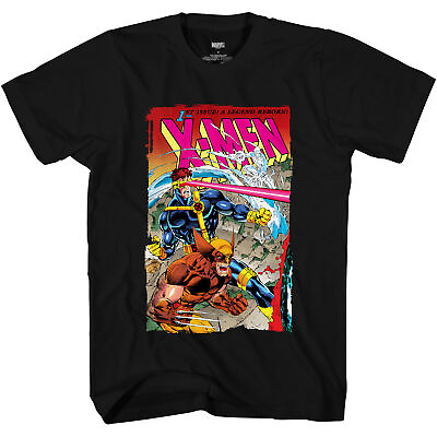 #ad Marvel Comics X Men 1st Issue Wolverine Cyclops and Ice Man Adult T Shirt