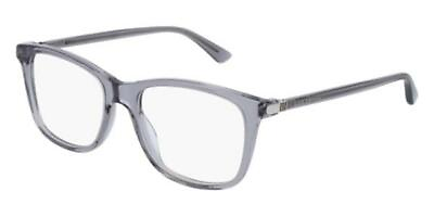 #ad NEW AUTHENTIC GUCCI GG0018O 004 Gray Gray Transparent Eyeglasses 52mm 18 140 $155.30