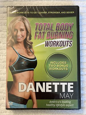 #ad TOTAL BODY FAT BURNING WORKOUTS DVD 2 Bonus Workouts DANETTE MAY NEW SEALED