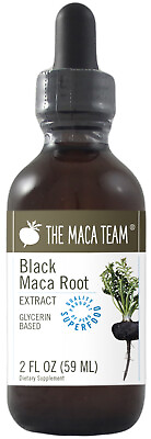 #ad Black Maca Liquid Extract Alcohol Free Made from Black Maca Roots from Peru