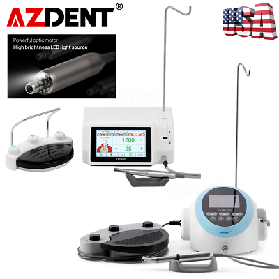 #ad AZDENT Dental Implant Surgical Brushless Motor System20:1 LED Handpiece USA