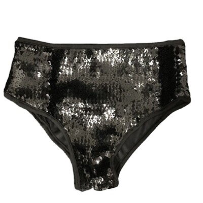 #ad Lady Shiny Sequin Briefs Shorts Low Waist Hot Pants Stretchy Party Clubwear Slim