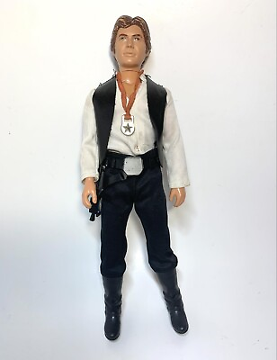 #ad Han Solo Star Wars 1978 Kenner Vintage 12quot; Action Figure W Medal *Read*