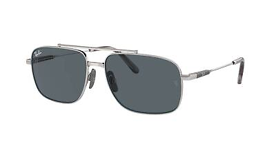 #ad Ray Ban Sunglasses RB8096 Michael titanium 9209R5 Silver blue Men Women