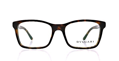 #ad New BVLGARI BV 3020 504 54mm Brown Havana Classic Eyeglasses Frames Italy