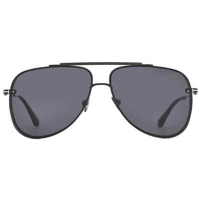 #ad Tom Ford Leon Smoke Pilot Men#x27;s Sunglasses FT1071 01A 62 FT1071 01A 62