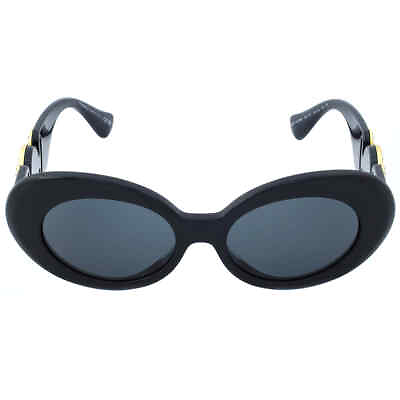#ad Versace Dark Gray Oval Ladies Sunglasses VE4426BU GB1 87 54 VE4426BU GB1 87 54