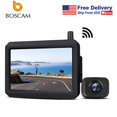 #ad BOSCAM K7 Wireless Car Backup Camera Rear View Parking System 5quot; Monitor NEW