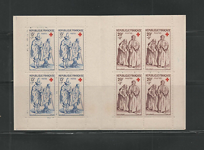 #ad Stamps France Red Cross Booklet 1957 MNH