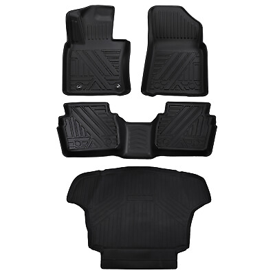 #ad Floor Mats amp; Cargo Trunk Liner 3D Molded Black Set For Toyota Camry 2018 2023