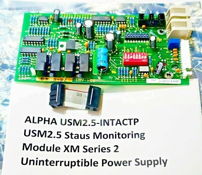 #ad ALPHA USM2.5 INTACTP USM2.5 Status Monitoring Module XM Series 2 UUPS
