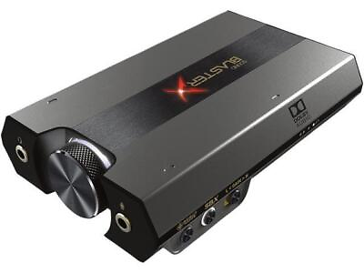 #ad Creative Sound BlasterX G6 SB1770 7.1 HD Gaming DAC and External USB Sound Card