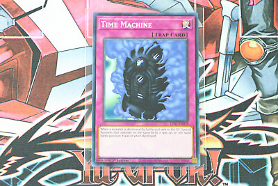 #ad YuGiOh Trap Card Time Machine LDS1 EN078 1st Edition Common