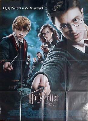 #ad HARRY POTTER AND THE ORDER OF THE PHOENIX ORIGINAL LARGE FRENCH MOVIE POSTER