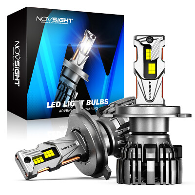 #ad NOVSIGHT 140W 30000LM LED Headlight Bulbs Kit High Low Beam 6500k Super Bright