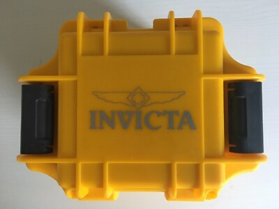 #ad Classic Yellow Invicta Watch Single Slot Dive Case