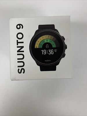 #ad Suunto 9 Gen Baro GPS Watch w Route Navigation Charcoal Black Titanium NEW